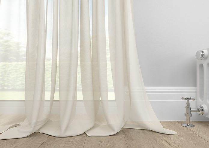 Pavia Voile, Cream Breeze - Made to Measure Curtains - Image 6